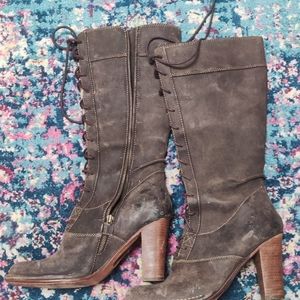 Frye tall leather boots